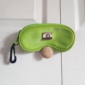 Sunglasses Carrying Case Lime Green Clip-On Glasses Carrier